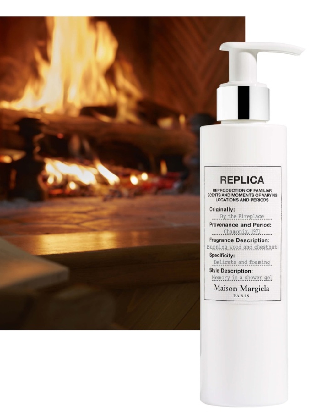 Maison Margiela Replica 'By the Fireplace' Perfumed Shower Gel - Picture 2 of 7